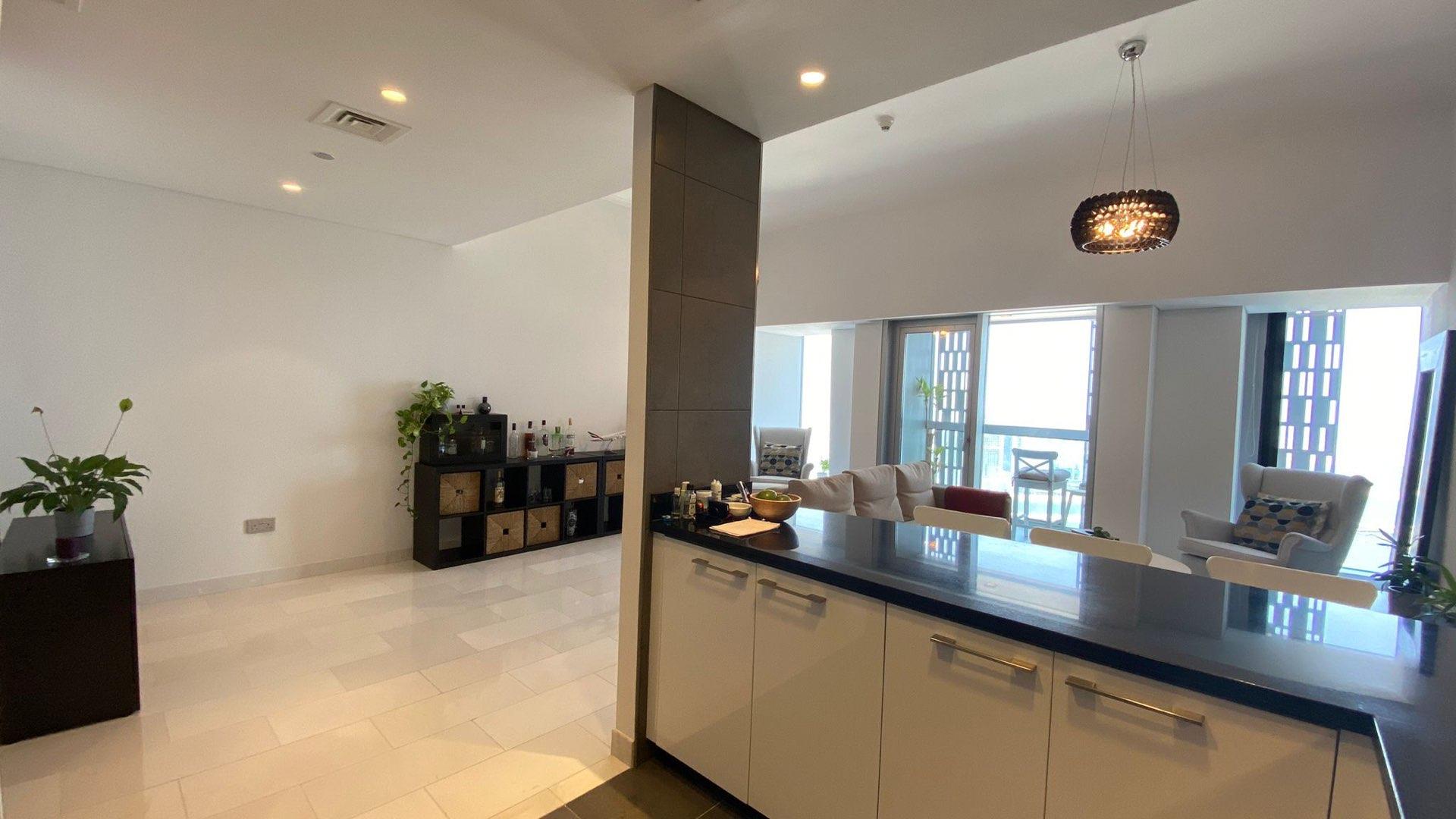 Sea view from Cayan Tower apartment in Dubai Marina, available for rent