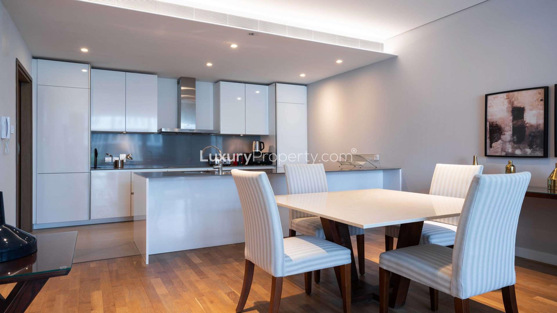 Modern kitchen and dining area in City Walk apartment for rent, LP45681