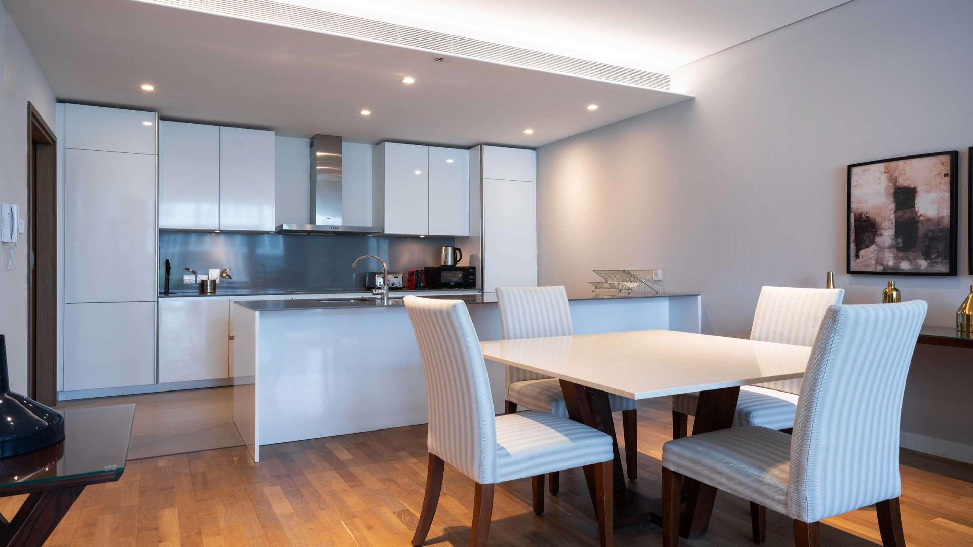 Modern kitchen and dining area in City Walk apartment for rent, LP45681