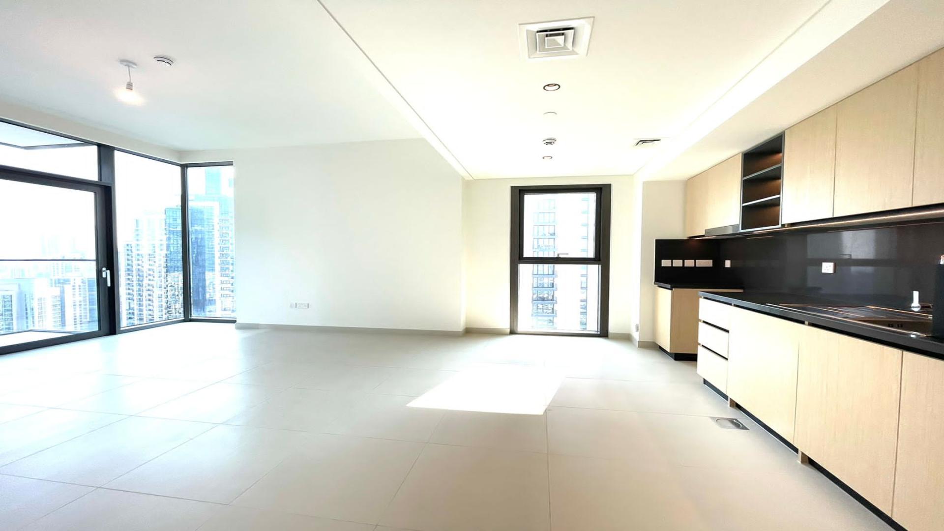 Spacious apartment interior with city views in Burj Crown, Downtown Dubai, for rent