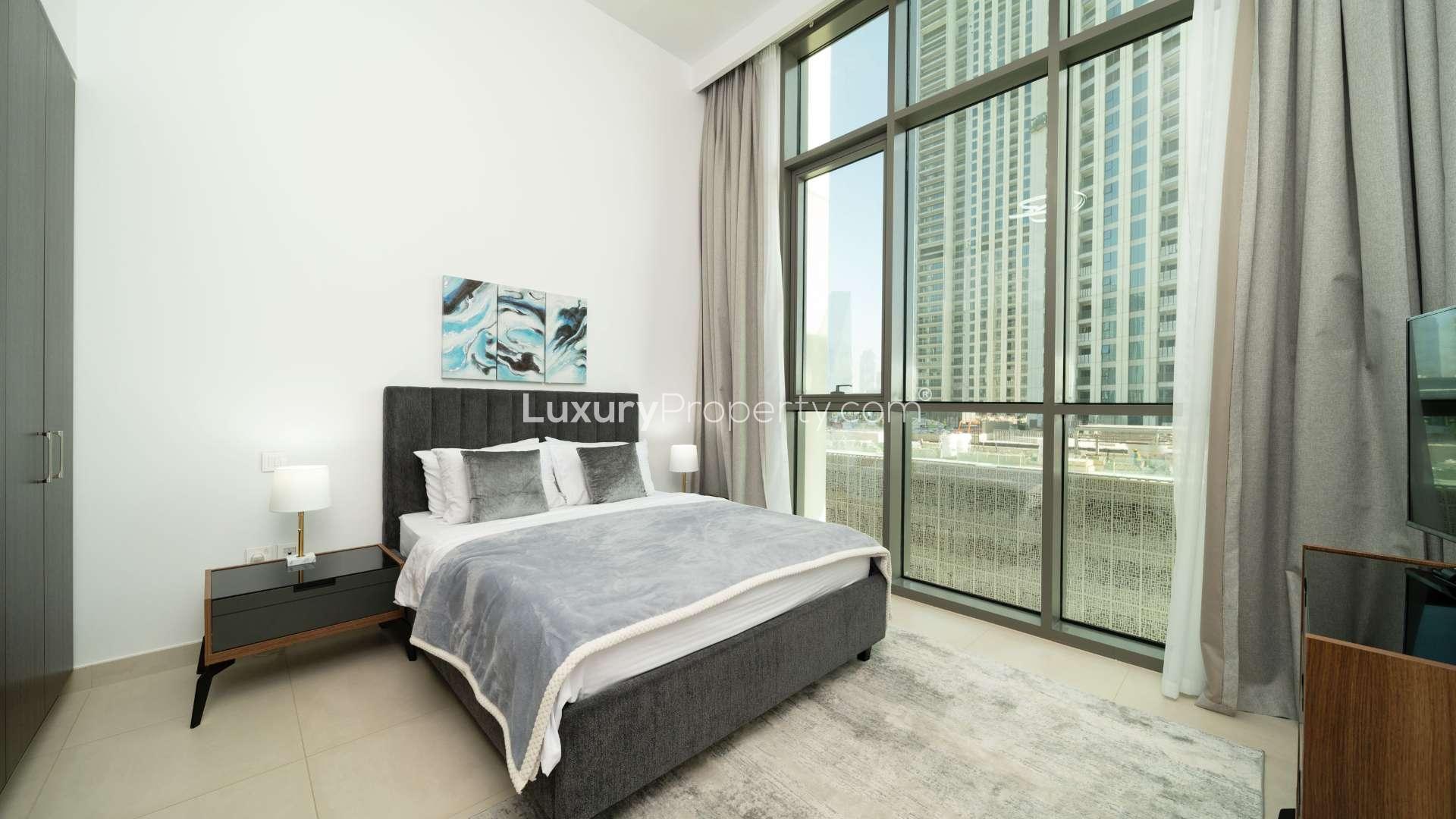 Modern kitchen in luxury two-bedroom apartment, Downtown Views, Downtown Dubai