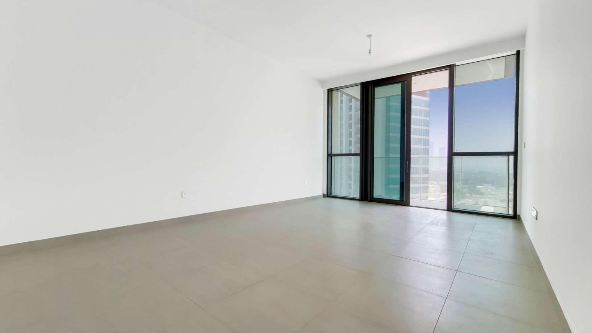 Bright apartment interior with large windows, city views, Downtown Views, Dubai