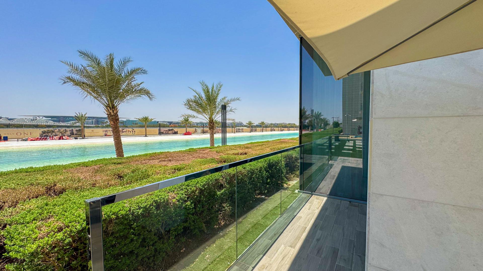 2-bedroom apartment in District One, Mohammed Bin Rashid City, featuring cozy twin beds