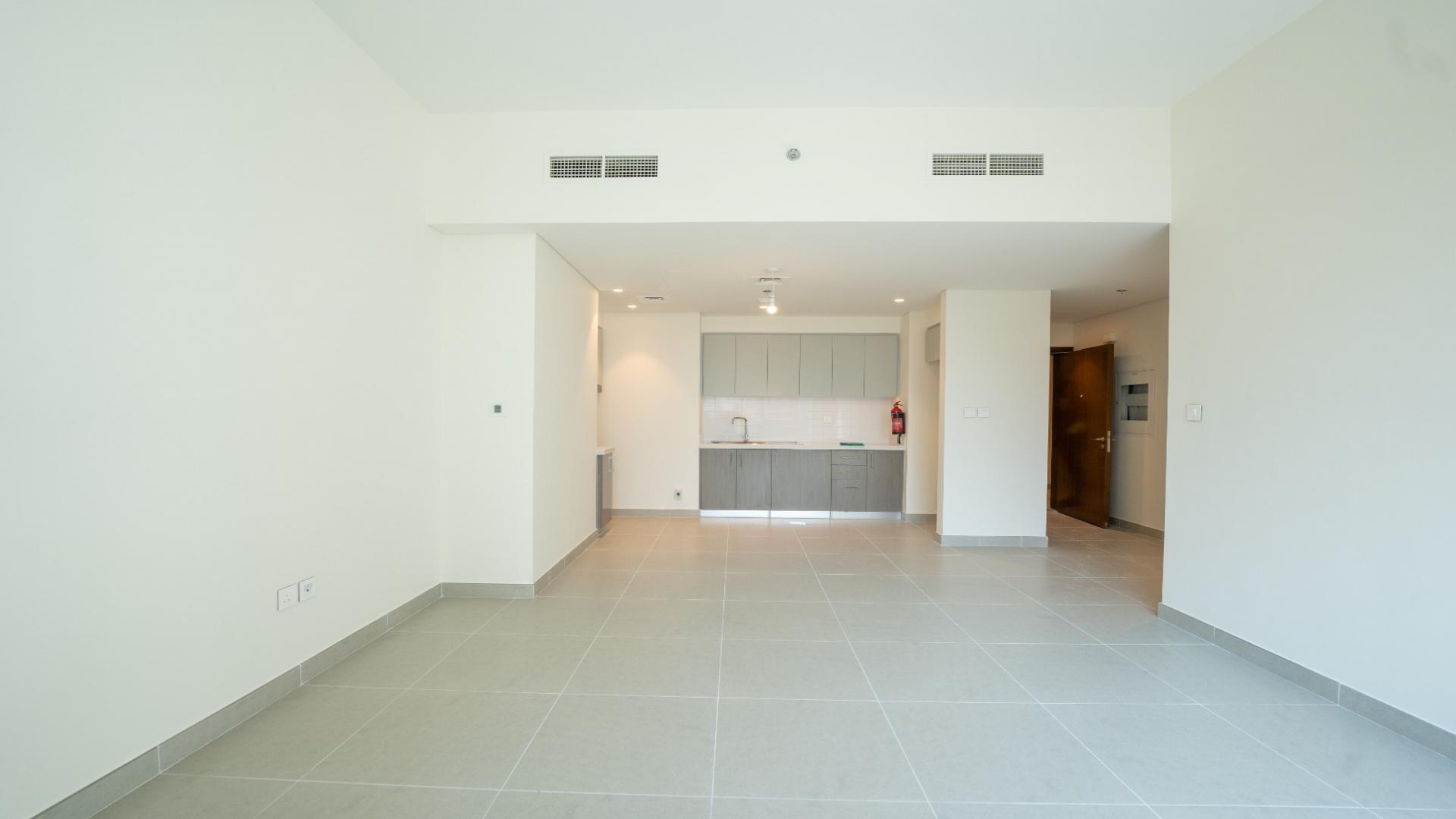 Brand new modern kitchen and living area in 2-bed apartment, Forte, Downtown Dubai