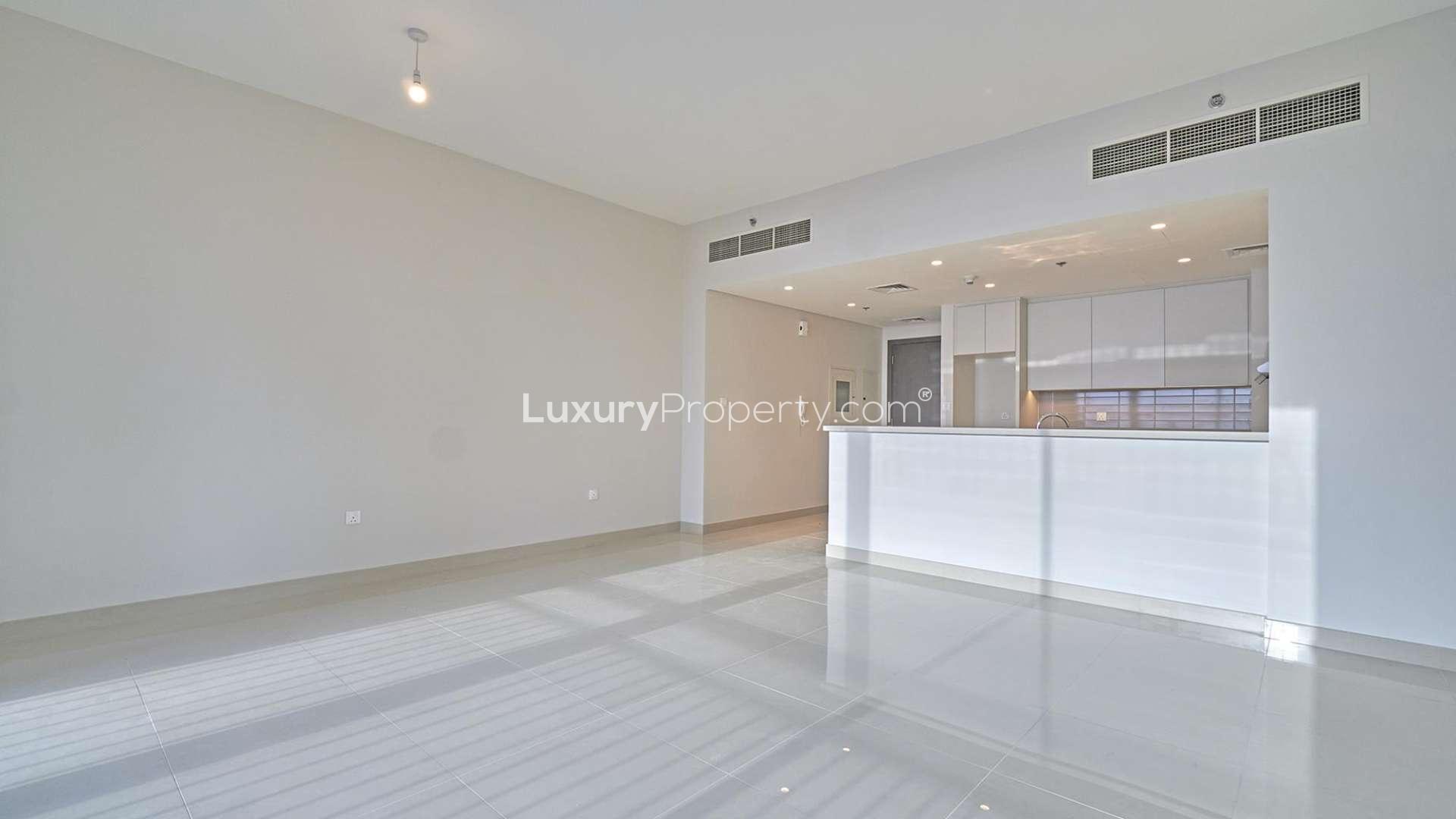 Aerial view of Dubai Creek Harbour with modern buildings and waterfront, Harbour Views 1