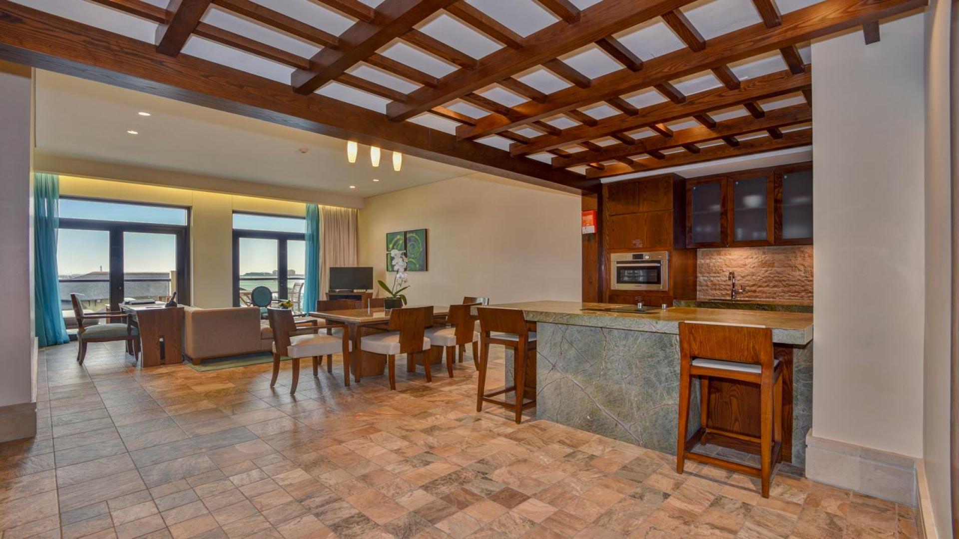 Elegant living room with sea view in Sofitel The Palm apartment, Palm Jumeirah