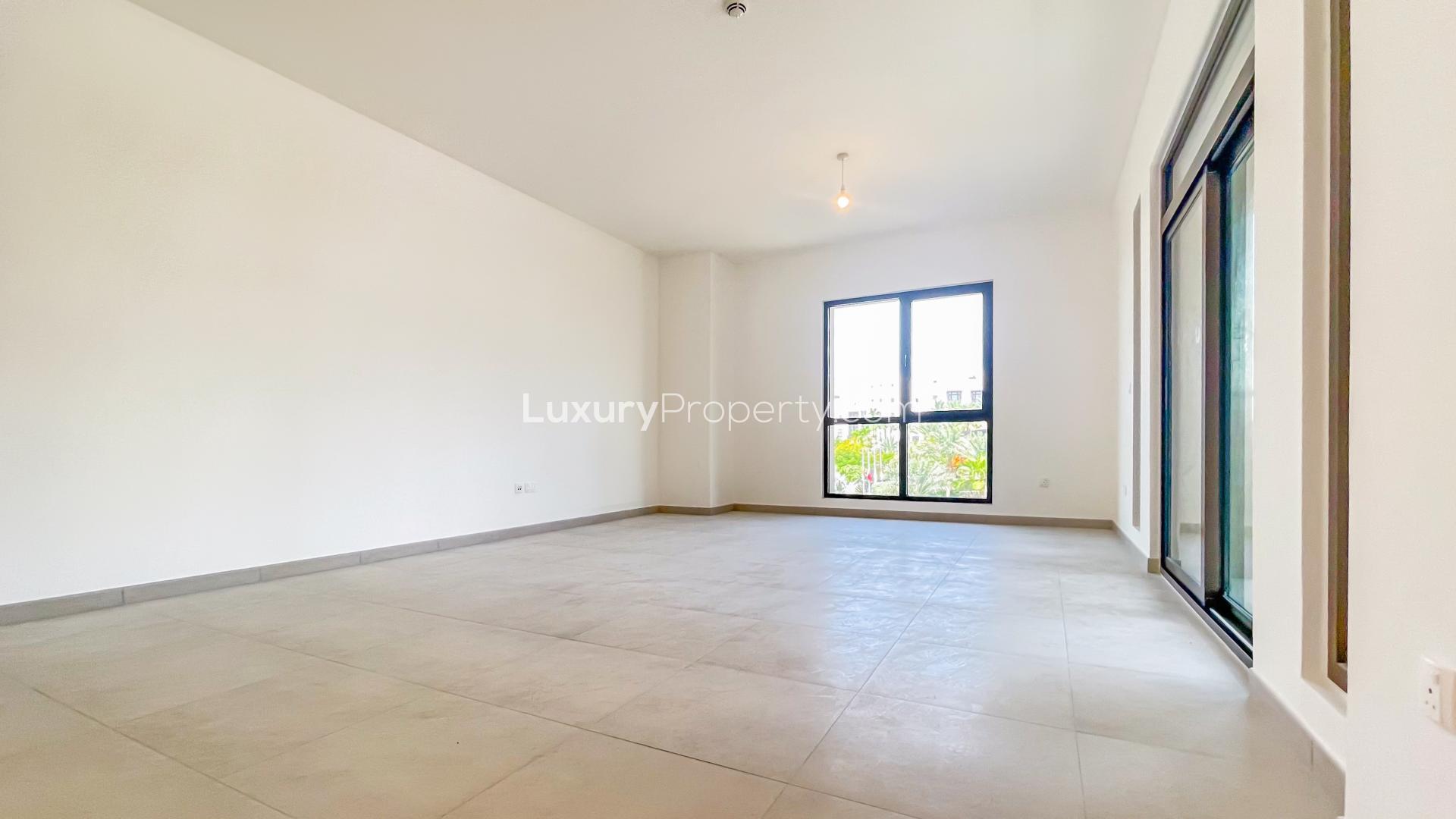 Balcony view from stunning 2-bedroom apartment in Madinat Jumeirah Living, Umm Suqeim