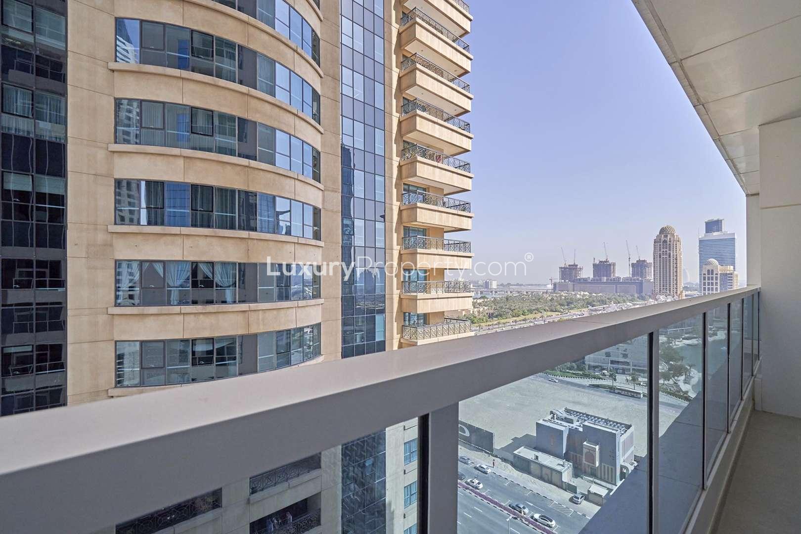 Modern kitchen in 2-bedroom apartment, Marina Arcade Tower, Dubai Marina, featuring sleek appliances