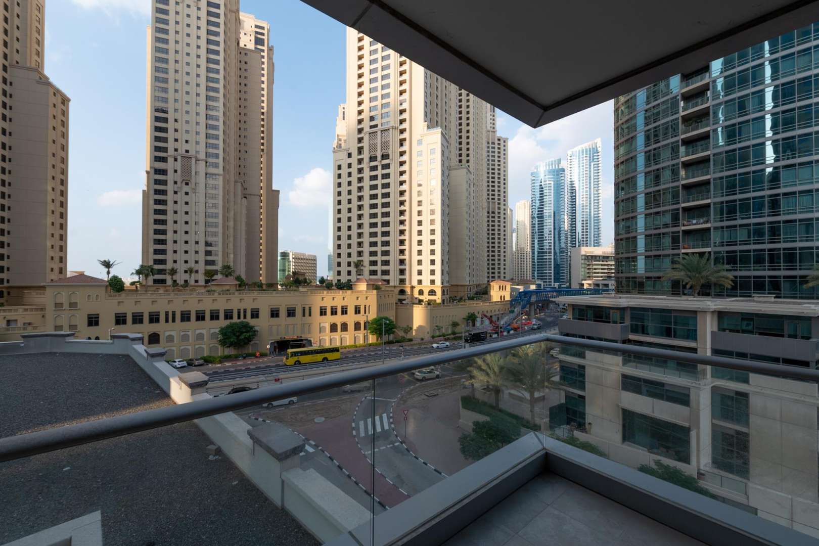 Two-bedroom apartment in Marina Promenade, Dubai with spacious living area and marina views