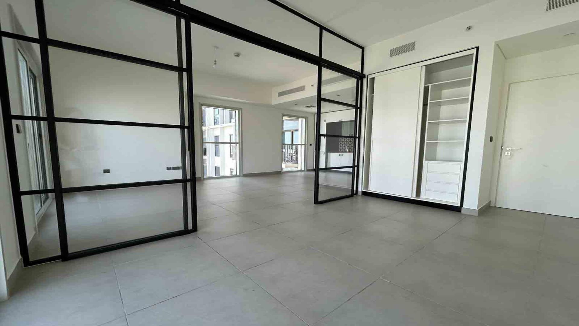 Modern kitchen in 2-bed apartment, Collective Tower 1, Dubai Hills Estate for rent