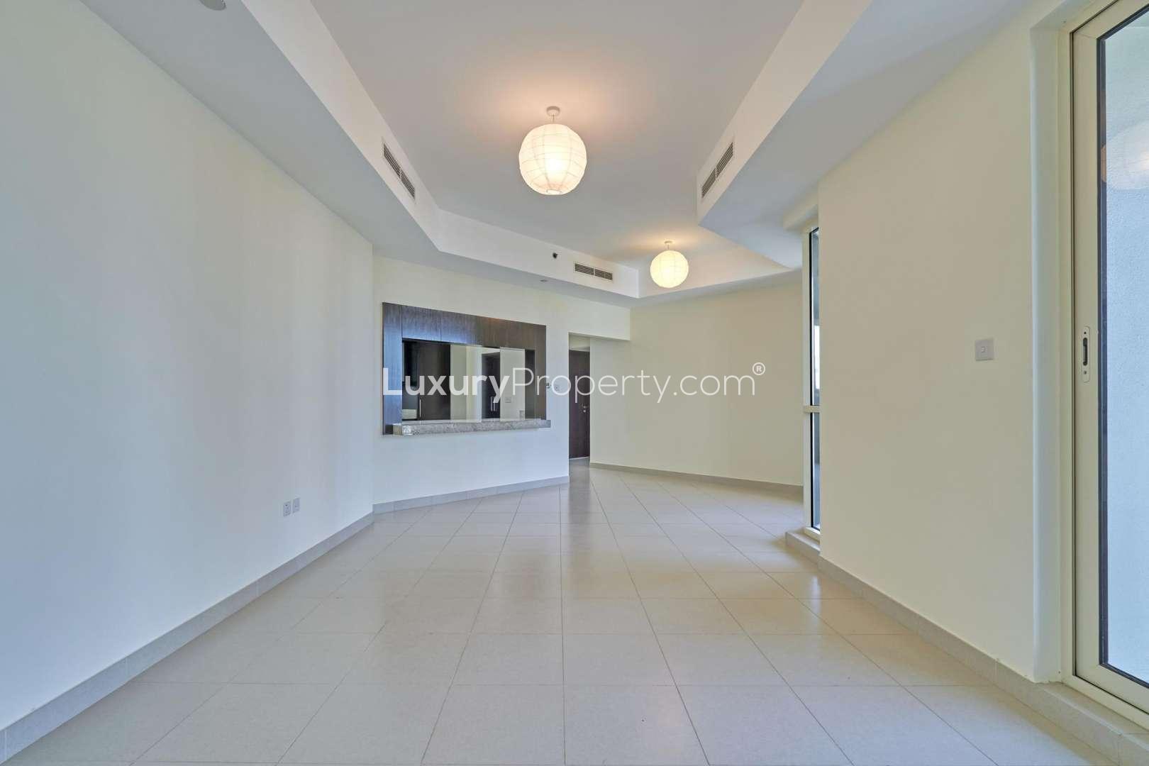 Spacious balcony with lake views in 2-bedroom Mosela apartment, The Views for rent