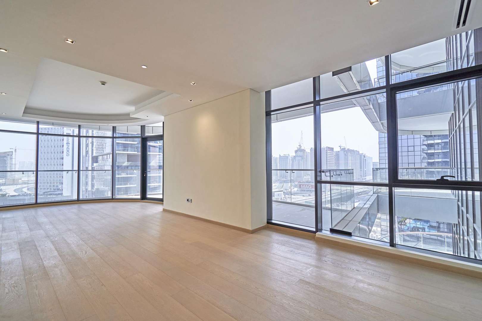 Luxurious RP Heights apartment building in Downtown Dubai, featuring modern architecture and design