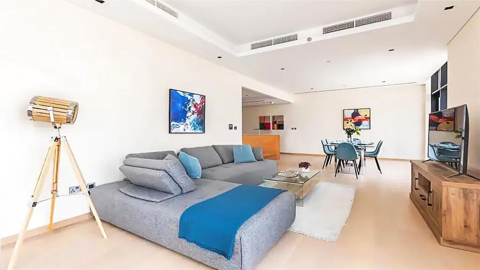 Luxurious furnished living room in 2-bedroom apartment, RP Heights, Downtown Dubai
