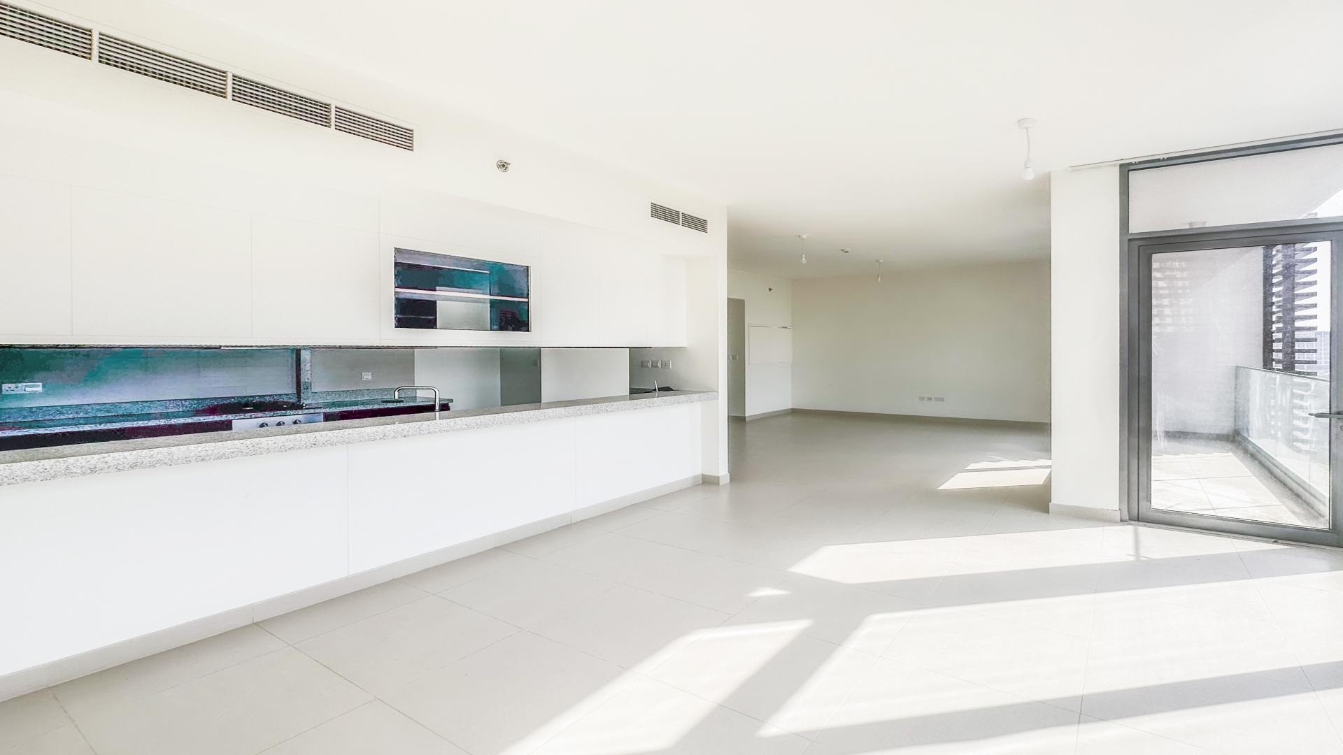 Bright, modern kitchen in luxury 2-bedroom apartment, Acacia Park Heights, Dubai Hills Estate