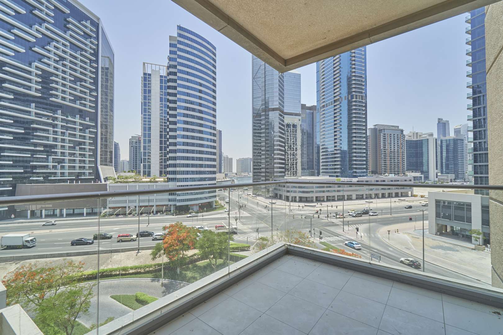 Skyline view from two-bedroom apartment in South Ridge, Downtown Dubai, for rent