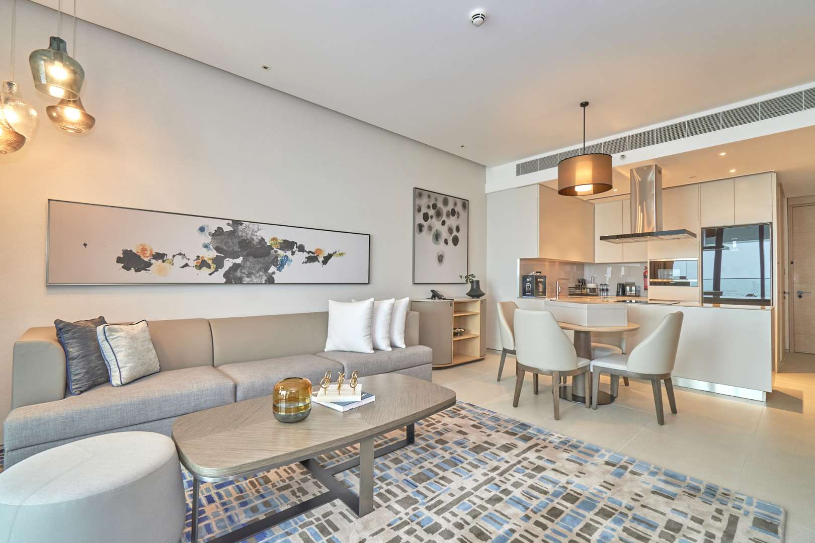 2-bedroom apartment with sea views, modern decor, Address JBR, Jumeirah Beach Residence