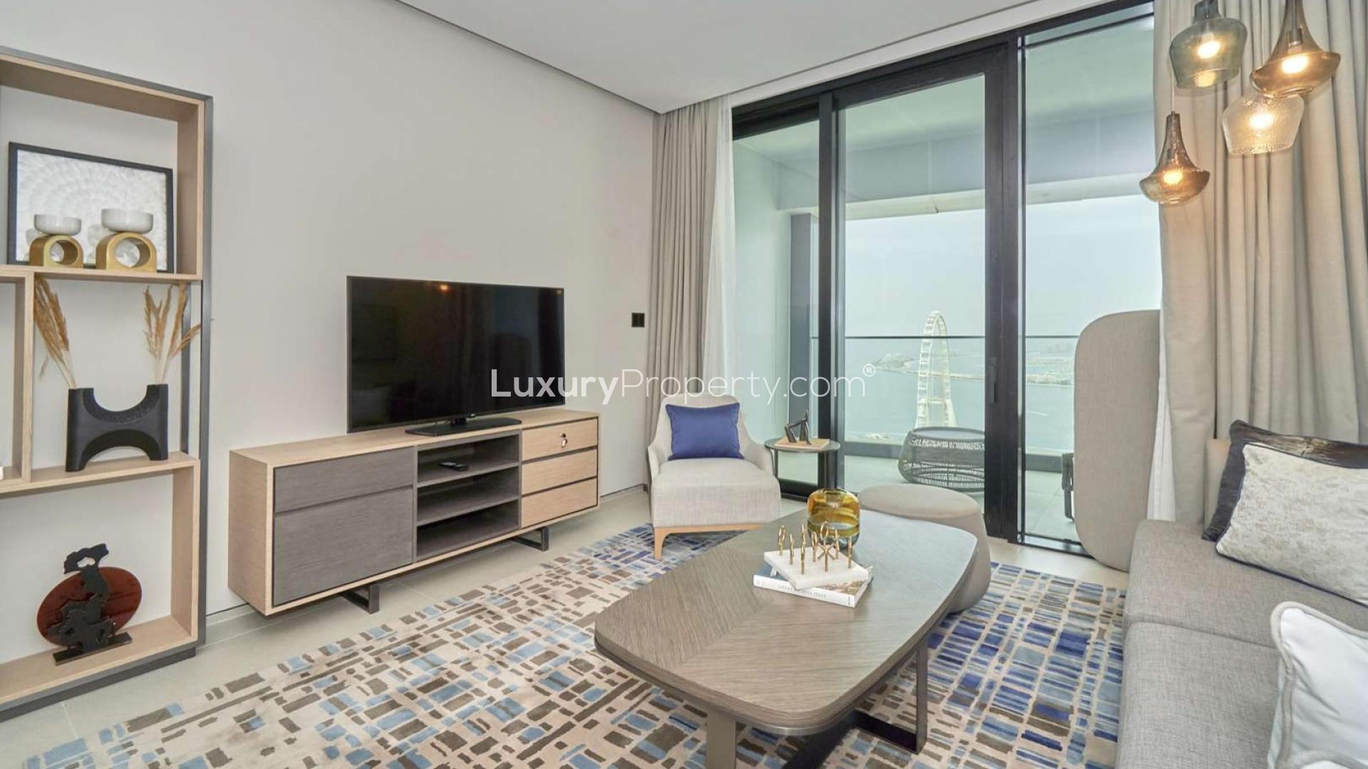 Modern kitchen in serviced 2-bedroom apartment, The Address Jumeirah Beach Resort, Jumeirah Beach Residence