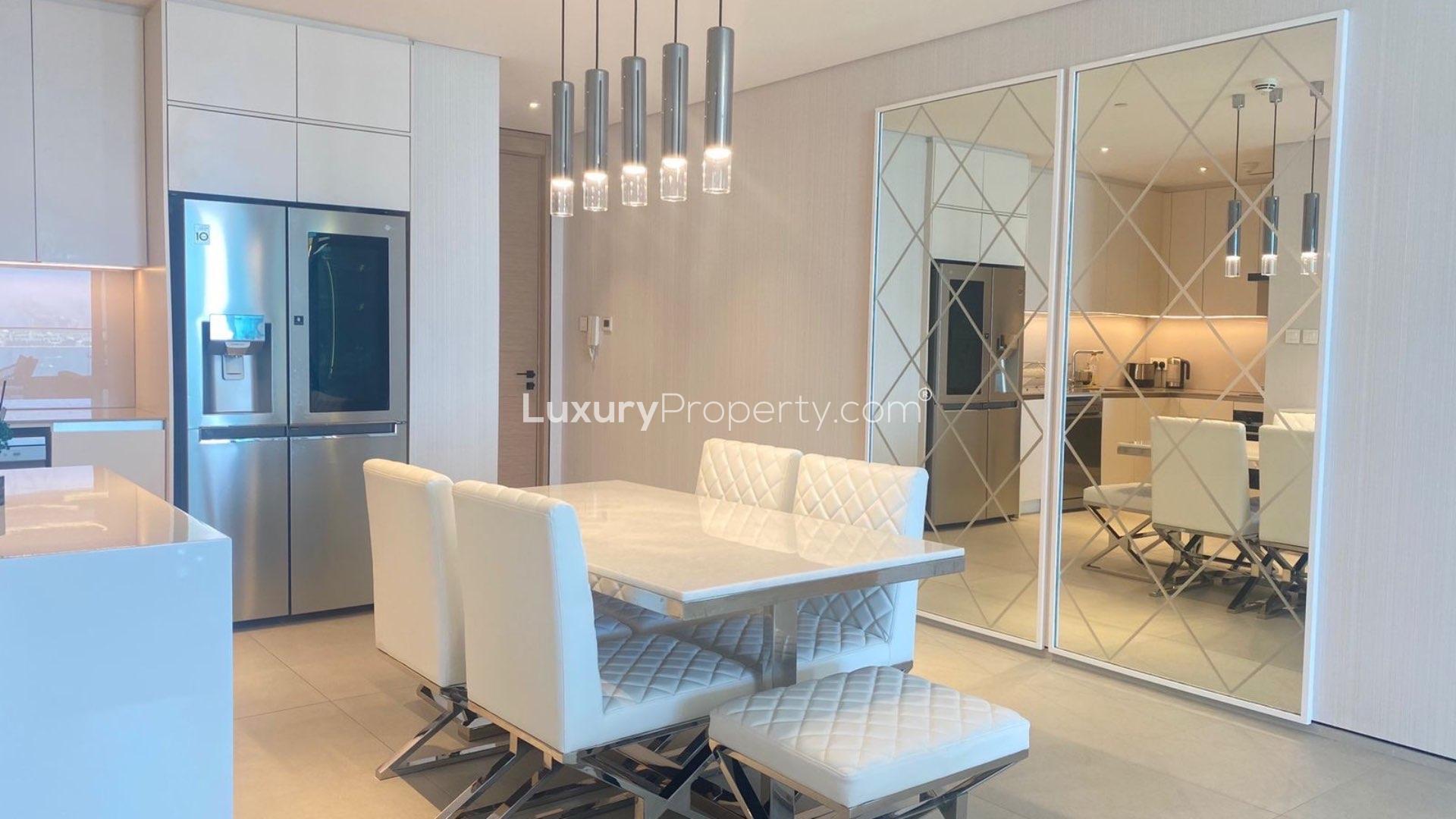 Furnished living area in two-bedroom apartment, Address JBR, Jumeirah Beach Residence