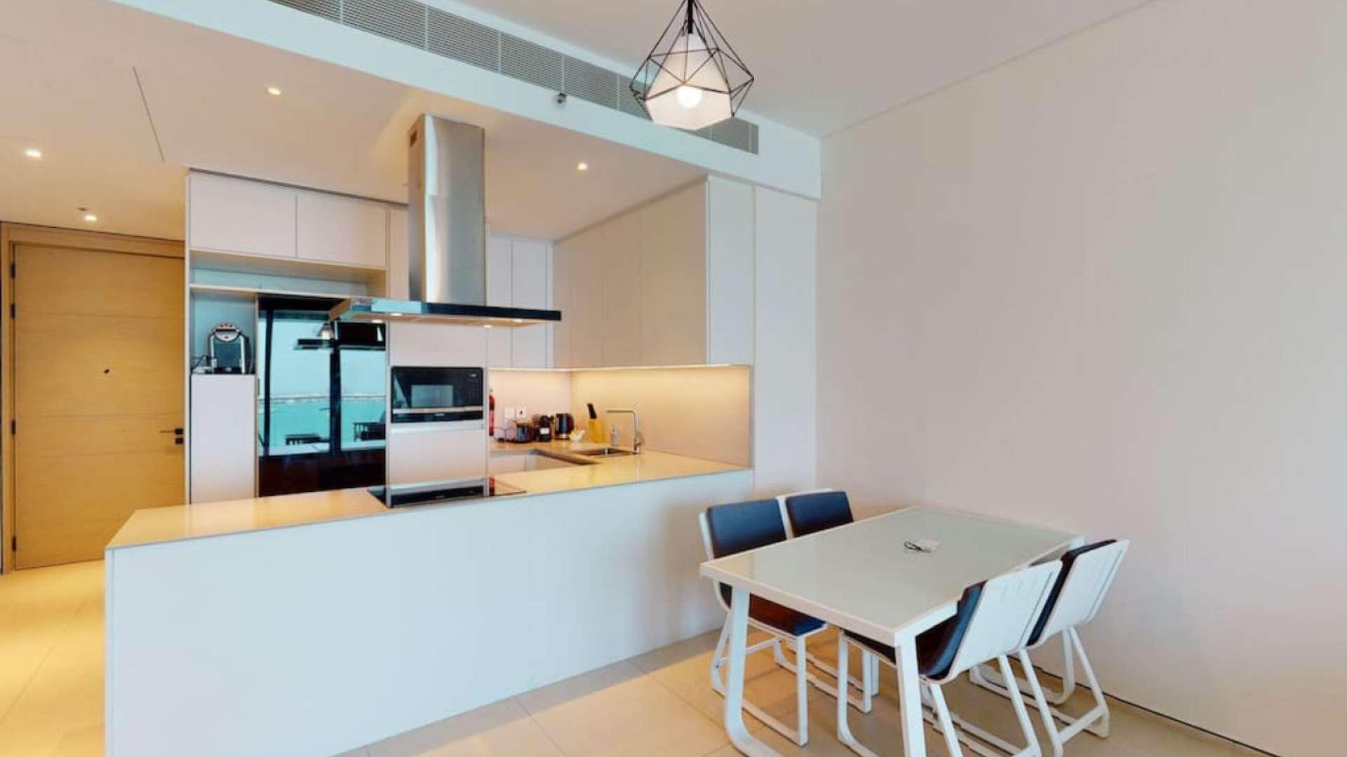Modern kitchen in furnished 2-bedroom apartment, The Address Jumeirah Resort, Jumeirah Beach Residence