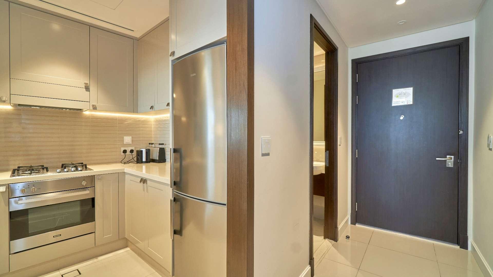 Modern kitchen in fully furnished luxury apartment, The Address Residence Fountain Views, Downtown Dubai