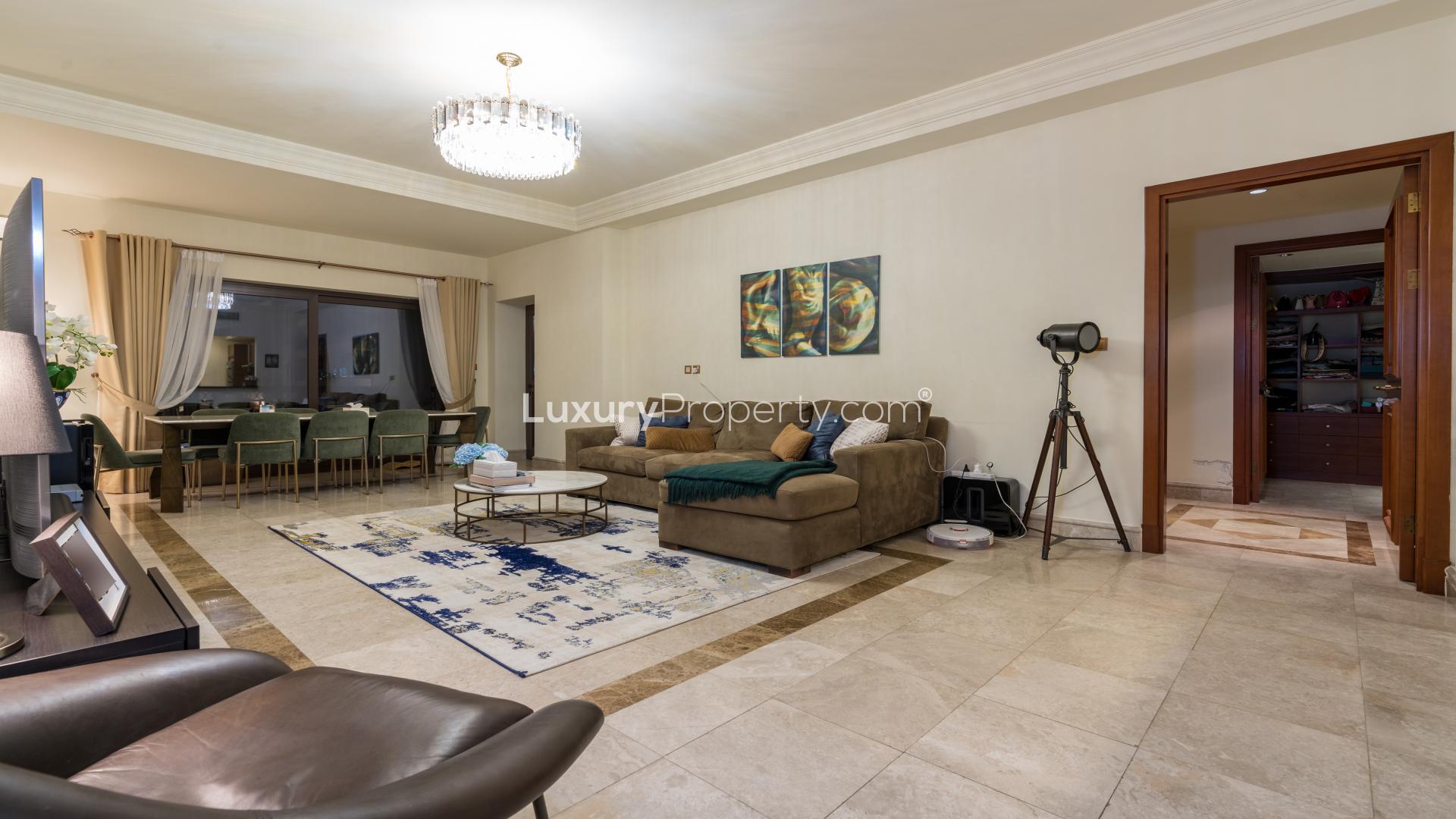 Mid-floor 2-bedroom apartment with pool view at The Fairmont Palm Residences, Palm Jumeirah