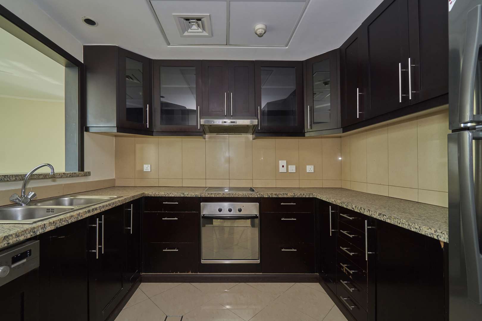 Aerial view of The Views community and skyline near The Links West Tower apartment