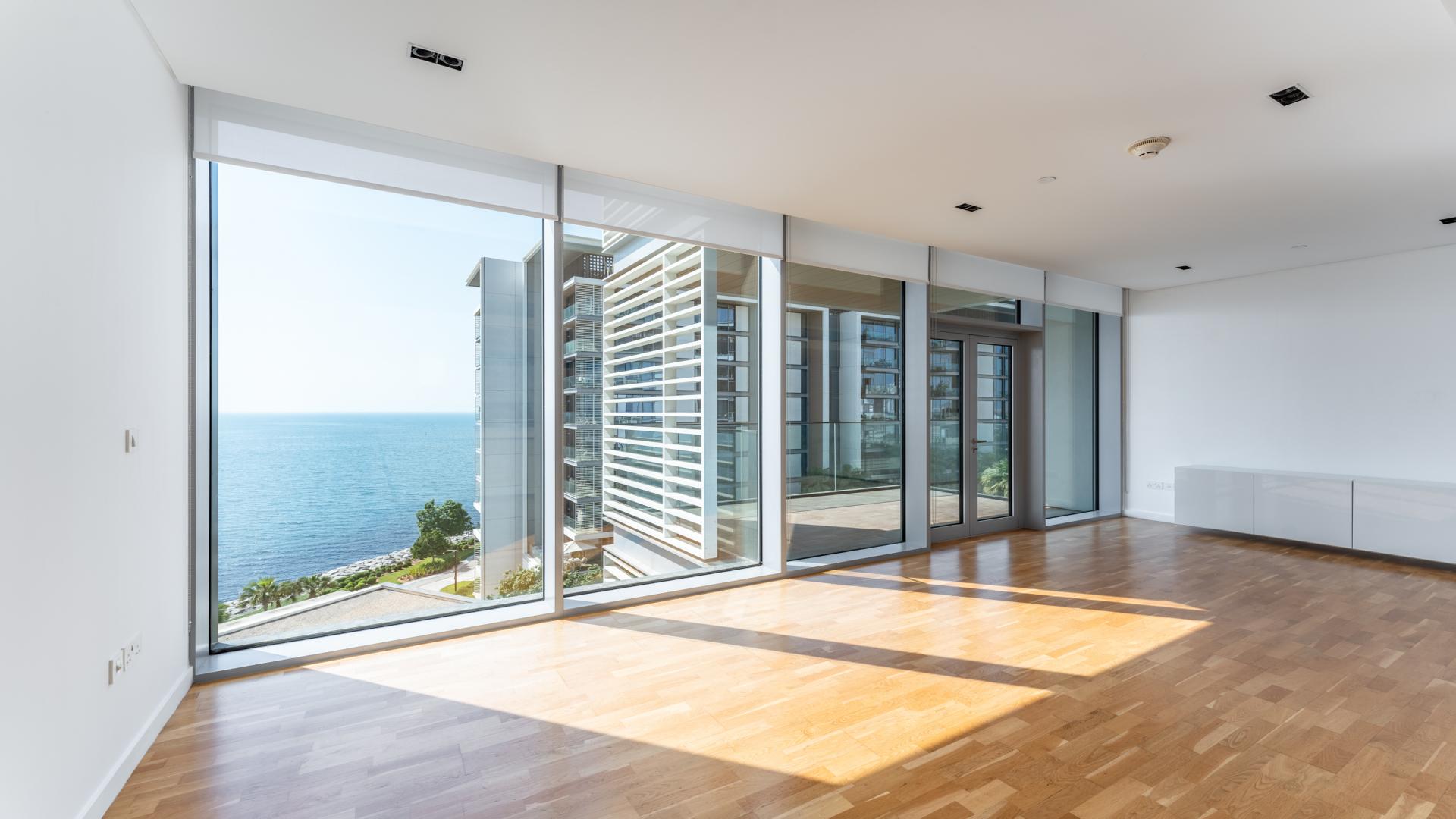 Balcony with stunning sea views at Bluewaters Residences apartment for sale