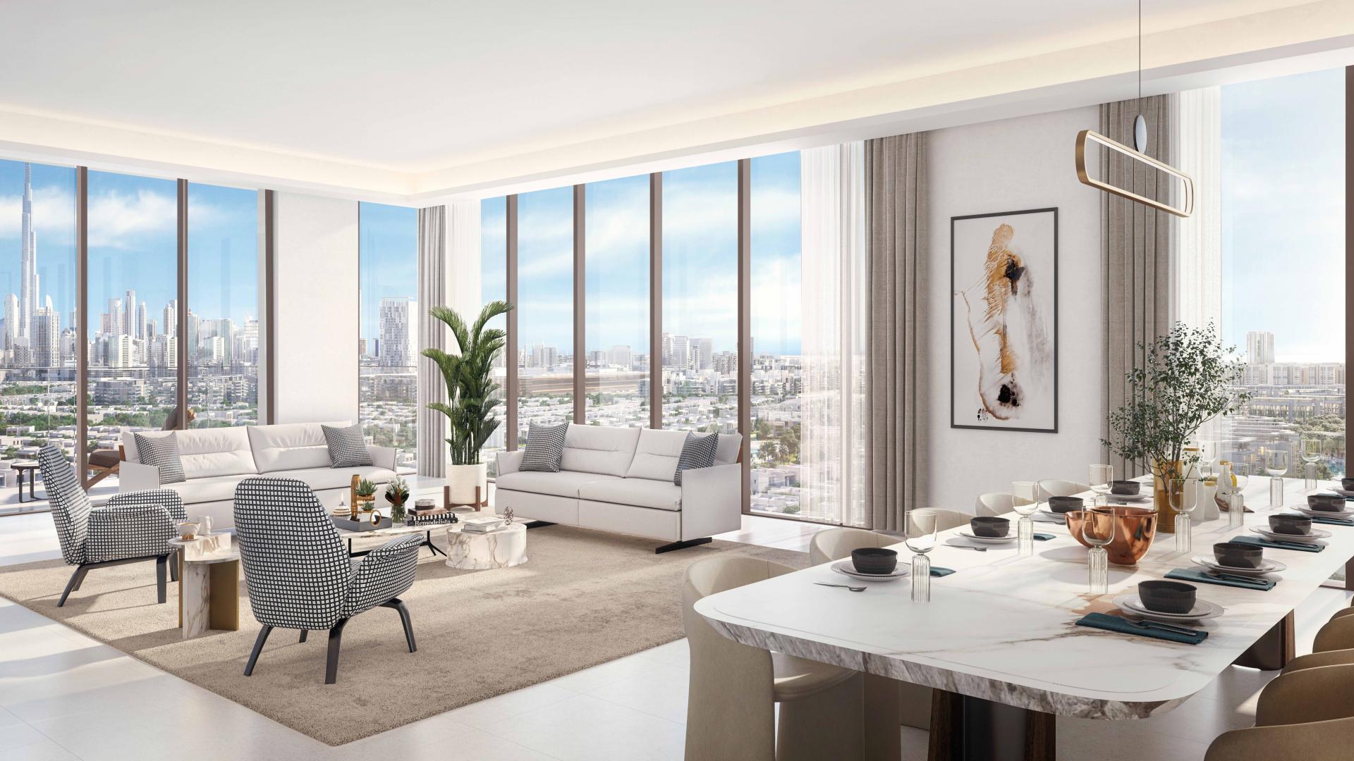 Elegant waterfront apartment with pool in District One, Mohammed Bin Rashid City, for sale