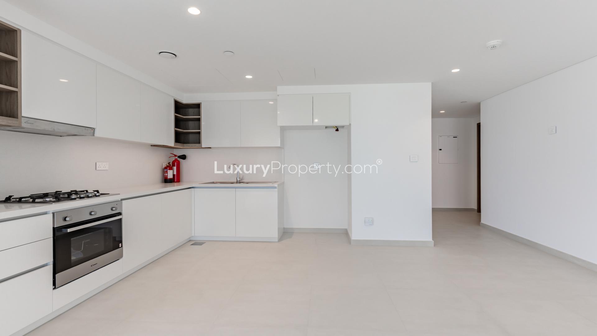 Modern kitchen in 2-bedroom apartment, Downtown Views II, Downtown Dubai, for sale