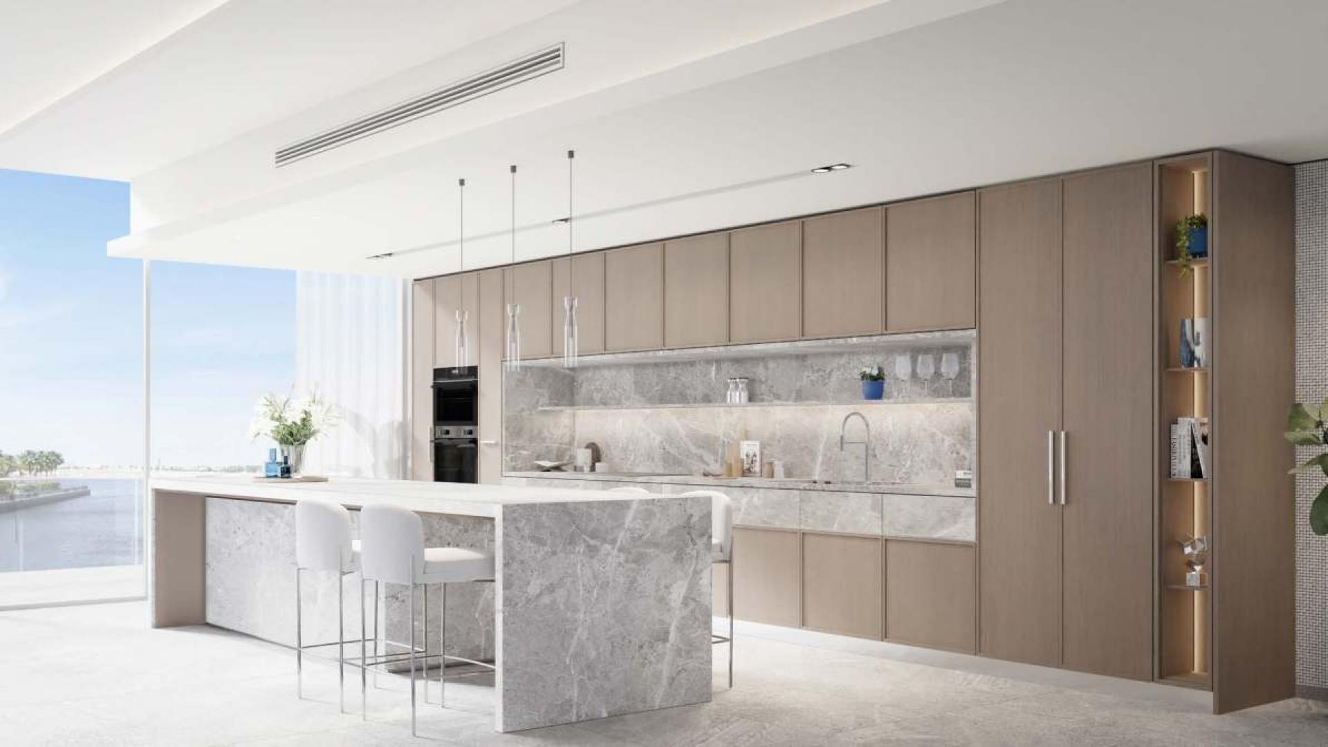 Luxury waterfront apartment building in Ellington Art Bay, Al Jaddaf, for sale