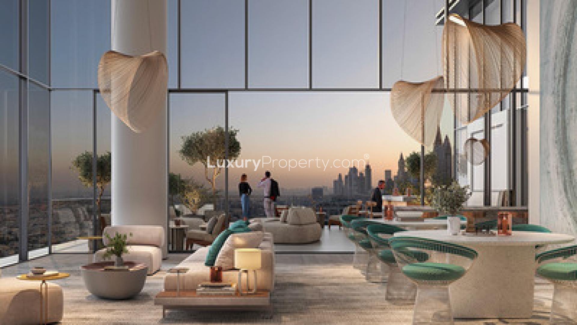 Luxury 2-bedroom apartment at Verve City Walk, City Walk community, for sale at night