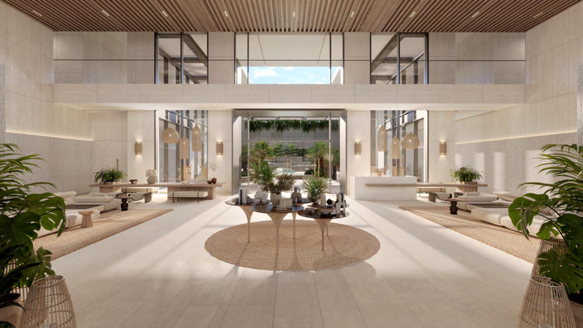 Exterior view of luxury apartment building in Playa Del Sol, Al Marjan Island