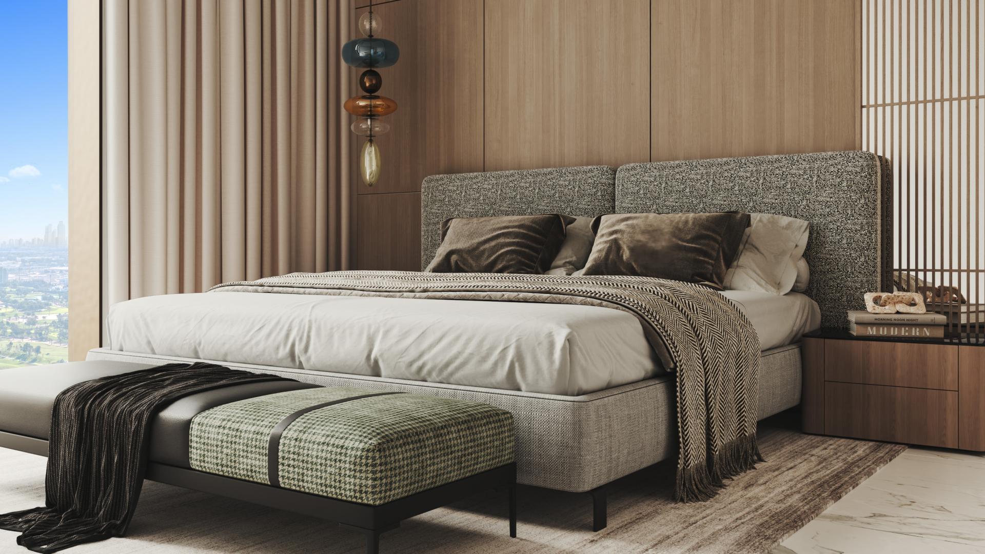 Elegant dining area in 2-bedroom apartment, Dubai Marina, Franck Muller Vanguard