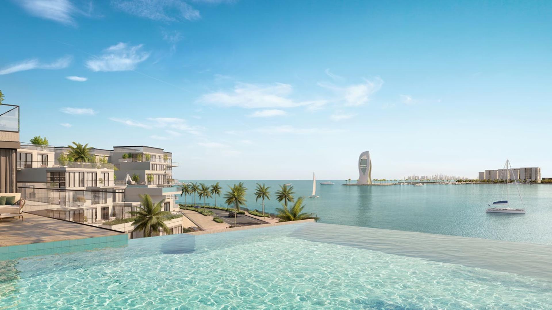 Seafront view of The Weekend by Elie Saab, Qetaifan, Doha apartment community