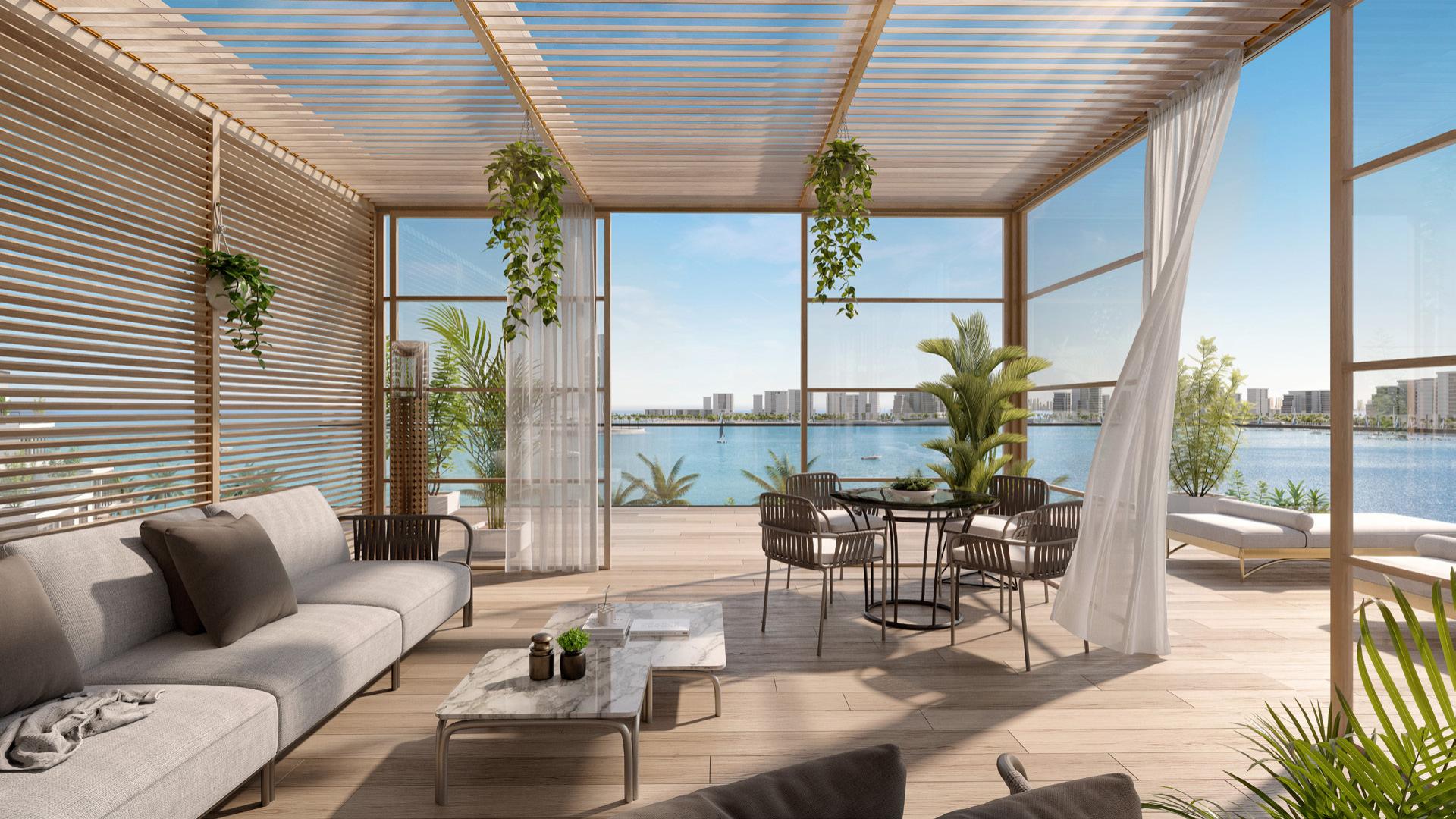 Elie Saab-branded apartment with infinity pool overlooking Qetaifan waterfront, Les Vagues community