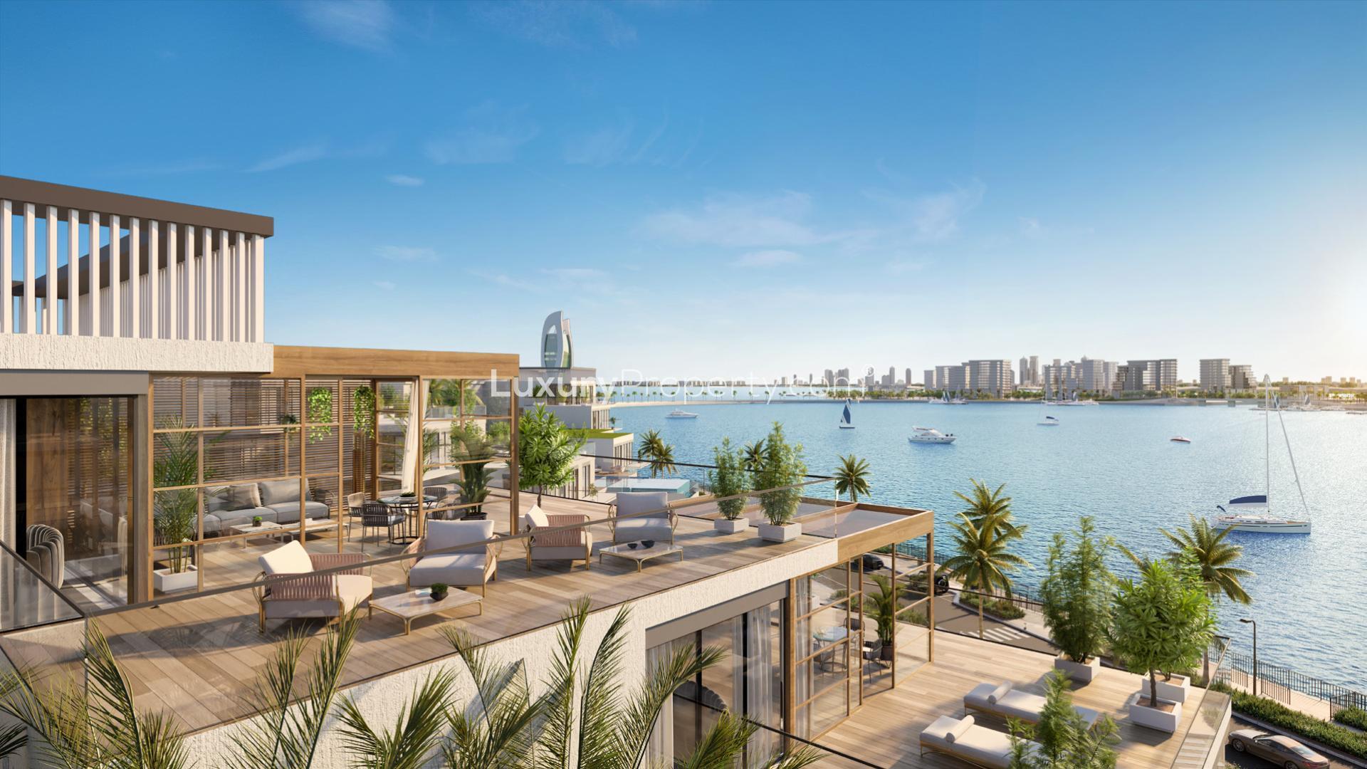 Elie Saab-branded apartment in Qatar with pool and terrace, Les Vagues, Qetaifan community