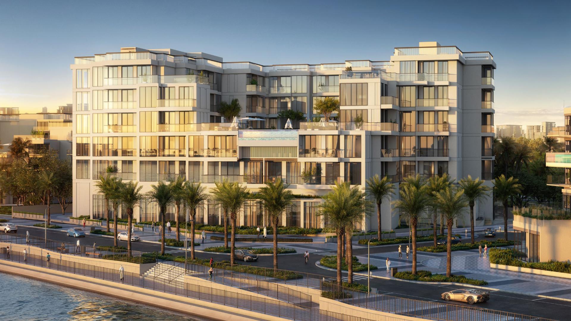 Modern seaside apartment view in Qetaifan's The Weekend 02 by Elie Saab