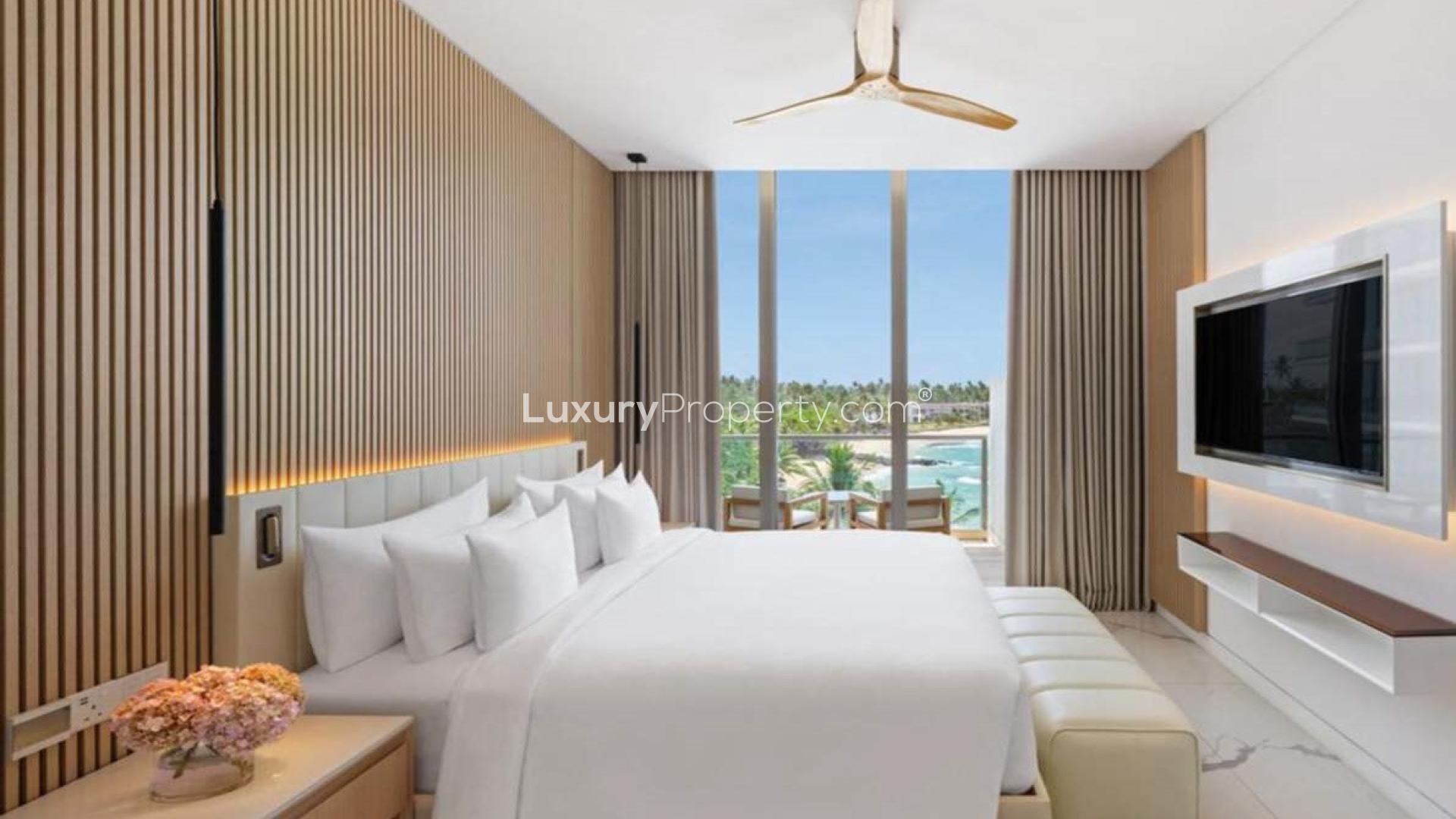 Luxurious living room in Talpe Galle apartment with modern decor and elegant furnishings