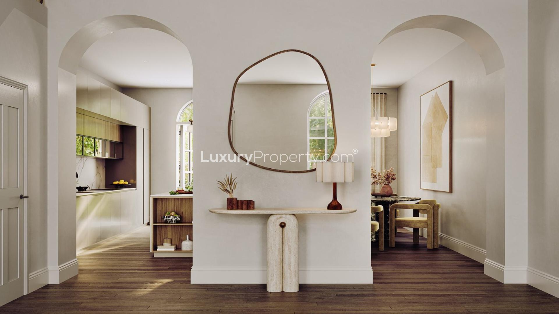 Modern kitchen and dining area in two-bedroom apartment, Birchwood Place, Fifty Brook Green