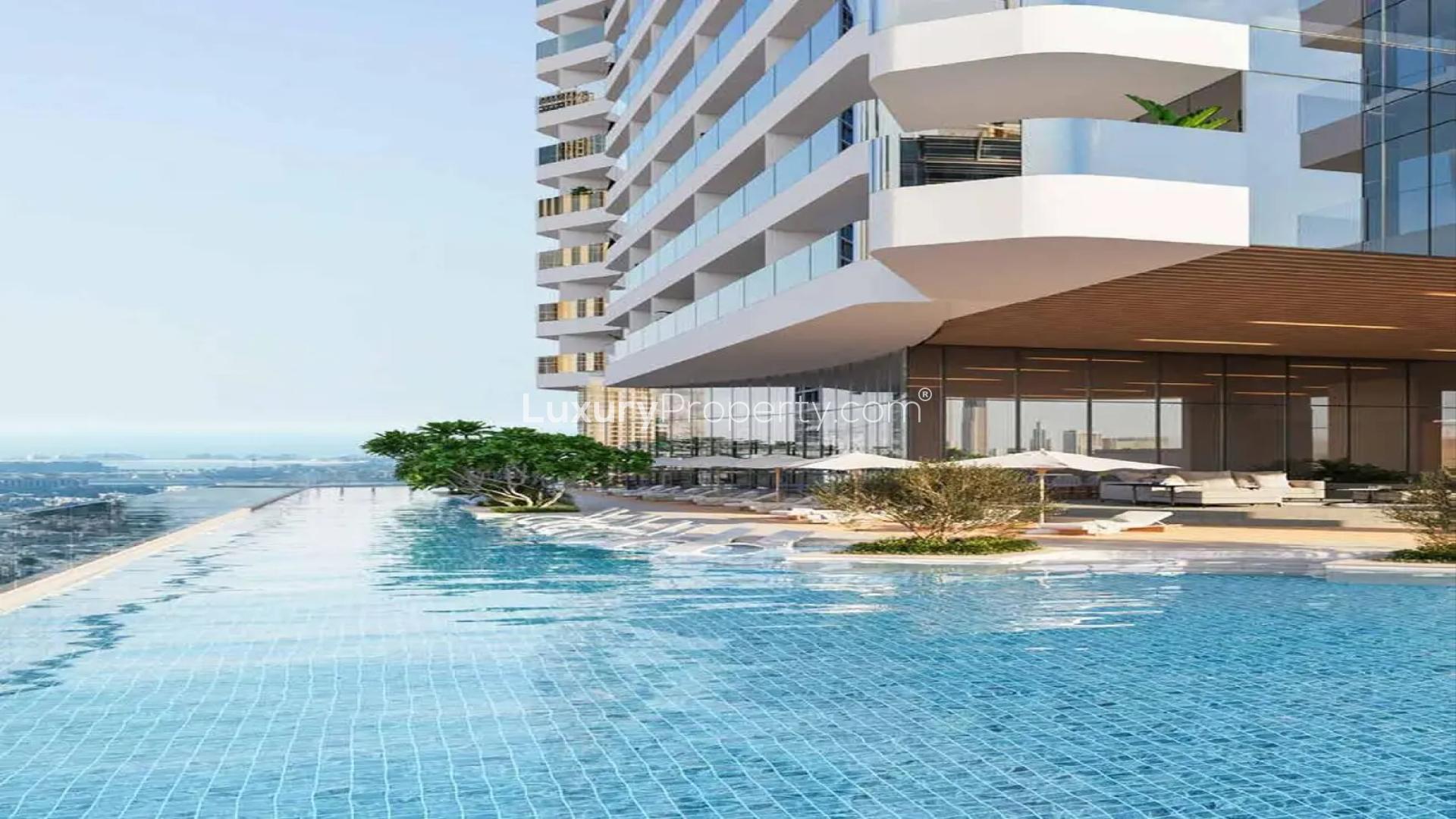 Al Habtoor City Tower skyline view, Business Bay apartment for sale, 2-bedroom, 3-bathroom