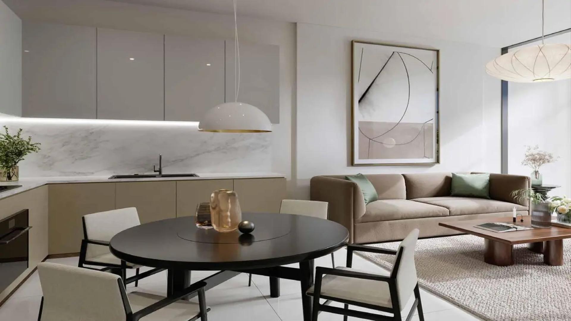 Modern living room in Al Habtoor City Tower apartment, Business Bay, for sale, LP47446