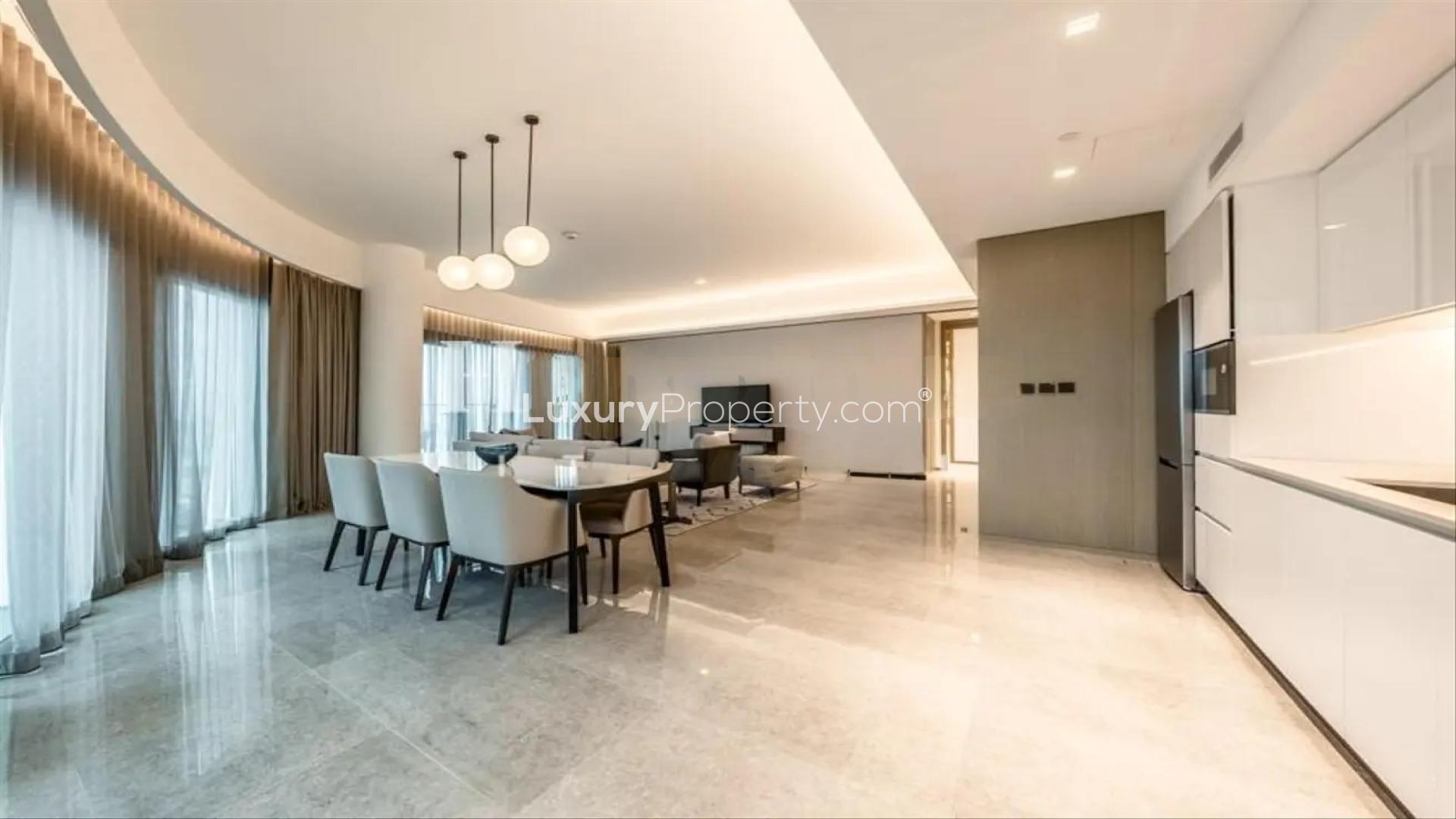 Luxurious bedroom in Address Harbour Point Tower 1, Dubai Creek Harbour apartment for sale