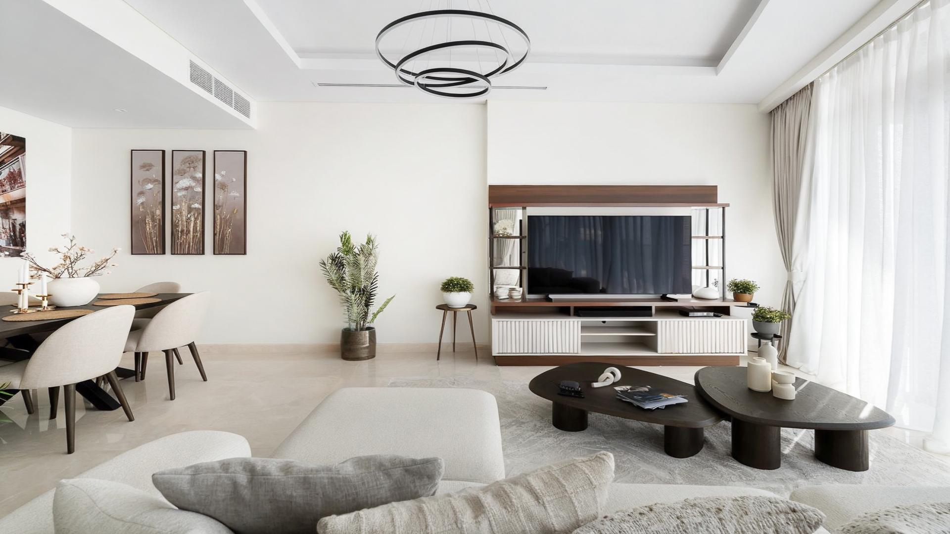 N/A,Stylish furnished living room in 2-bedroom apartment, Imperial Avenue, Downtown Dubai, for sale