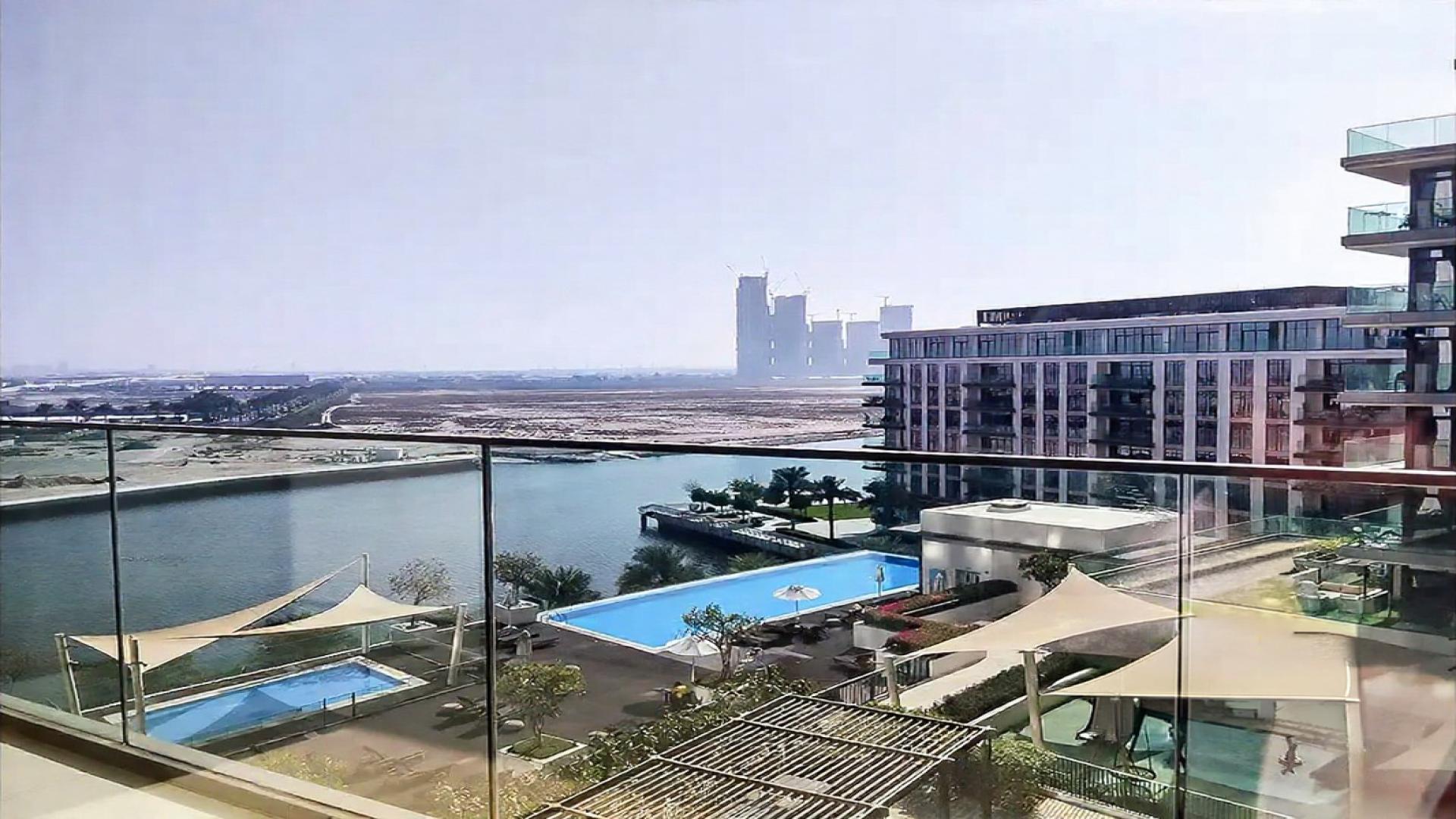 High floor apartment with large windows in The Cove Building, Dubai Creek Harbour