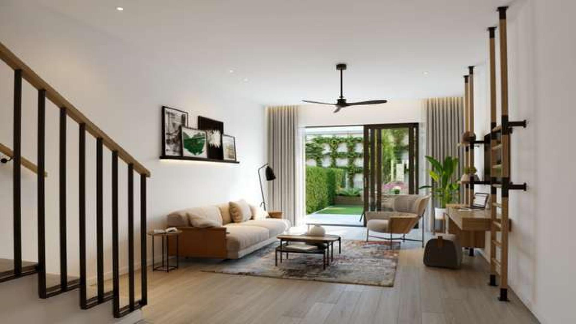 Modern Mistral Apartment exterior in Boka Place, Porto Montenegro, with landscaped communal area