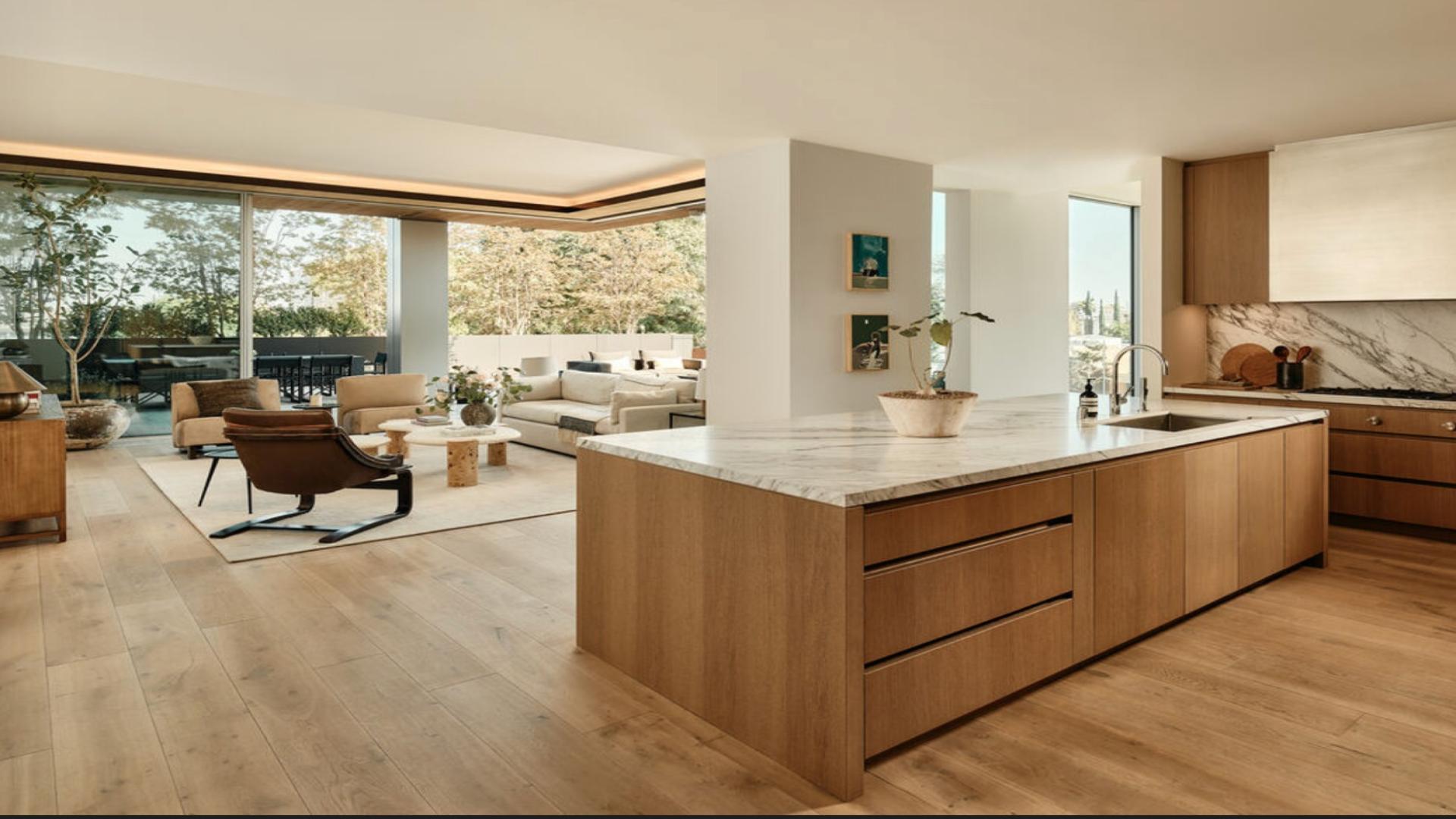 Modern apartment building with pool view in 8899 Beverly, West Hollywood for sale