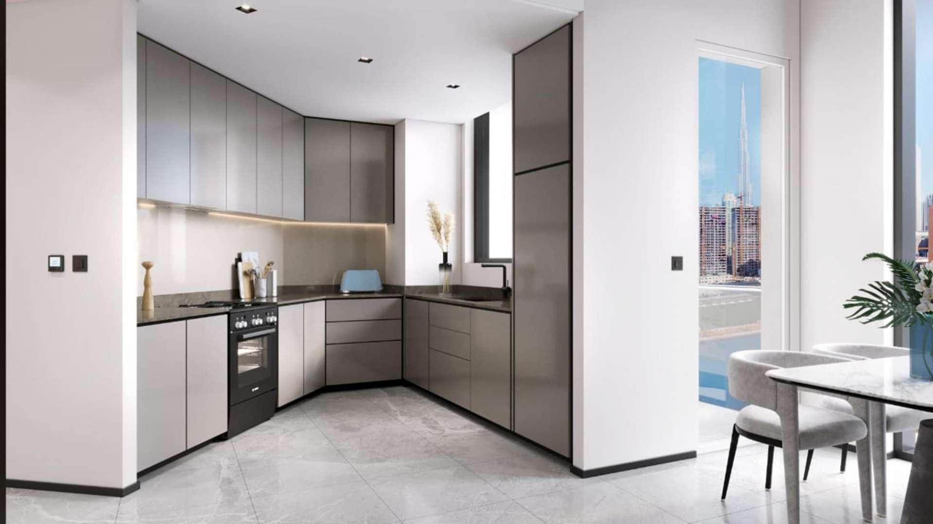 Two-bedroom apartment bedroom with city view in 15 Northside, Business Bay