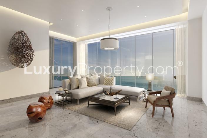 Modern kitchen in luxurious 2-bedroom beachfront apartment, 1 JBR, Dubai