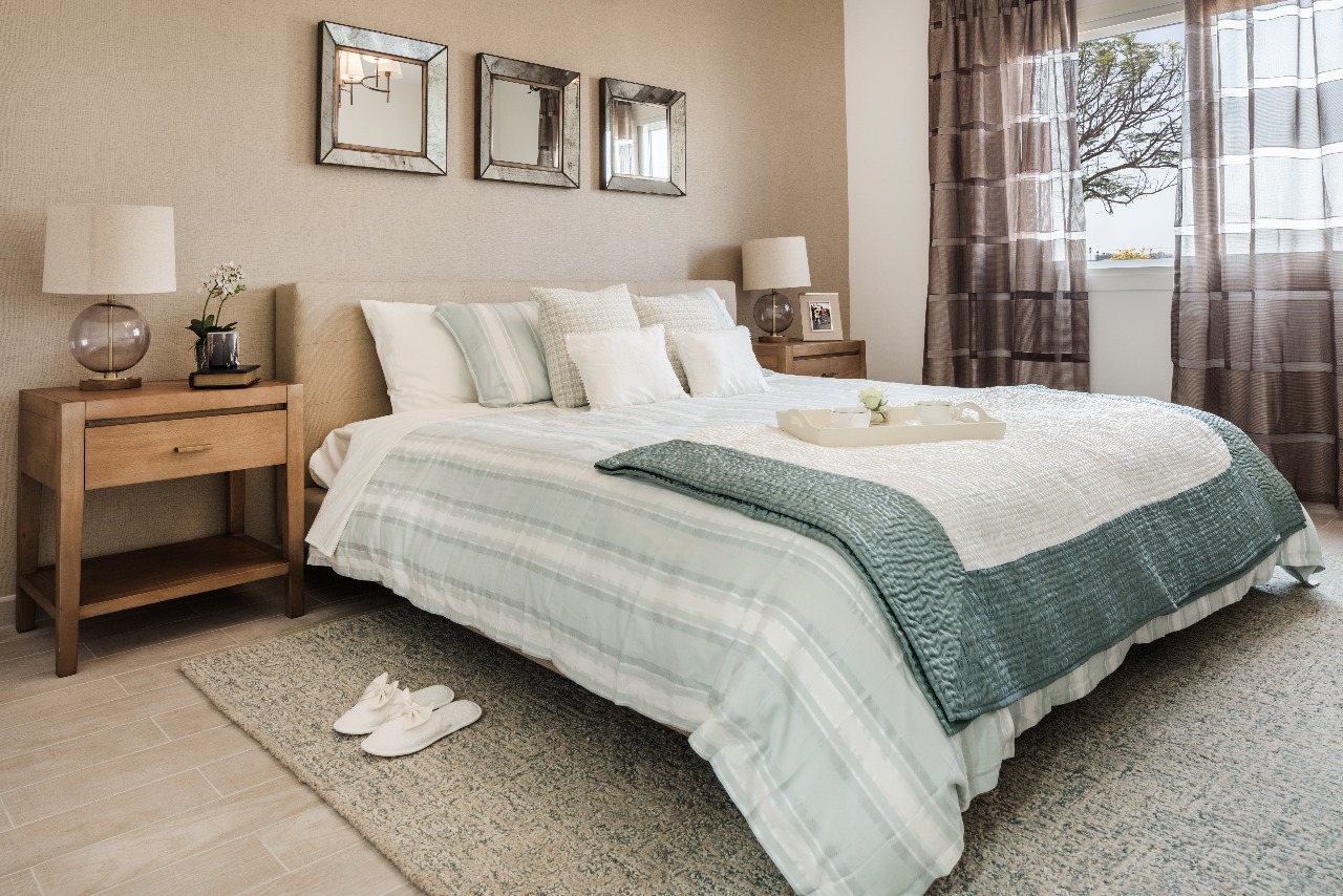 Modern living room in Al Andalus apartment, Jumeirah Golf Estates, featuring stylish decor