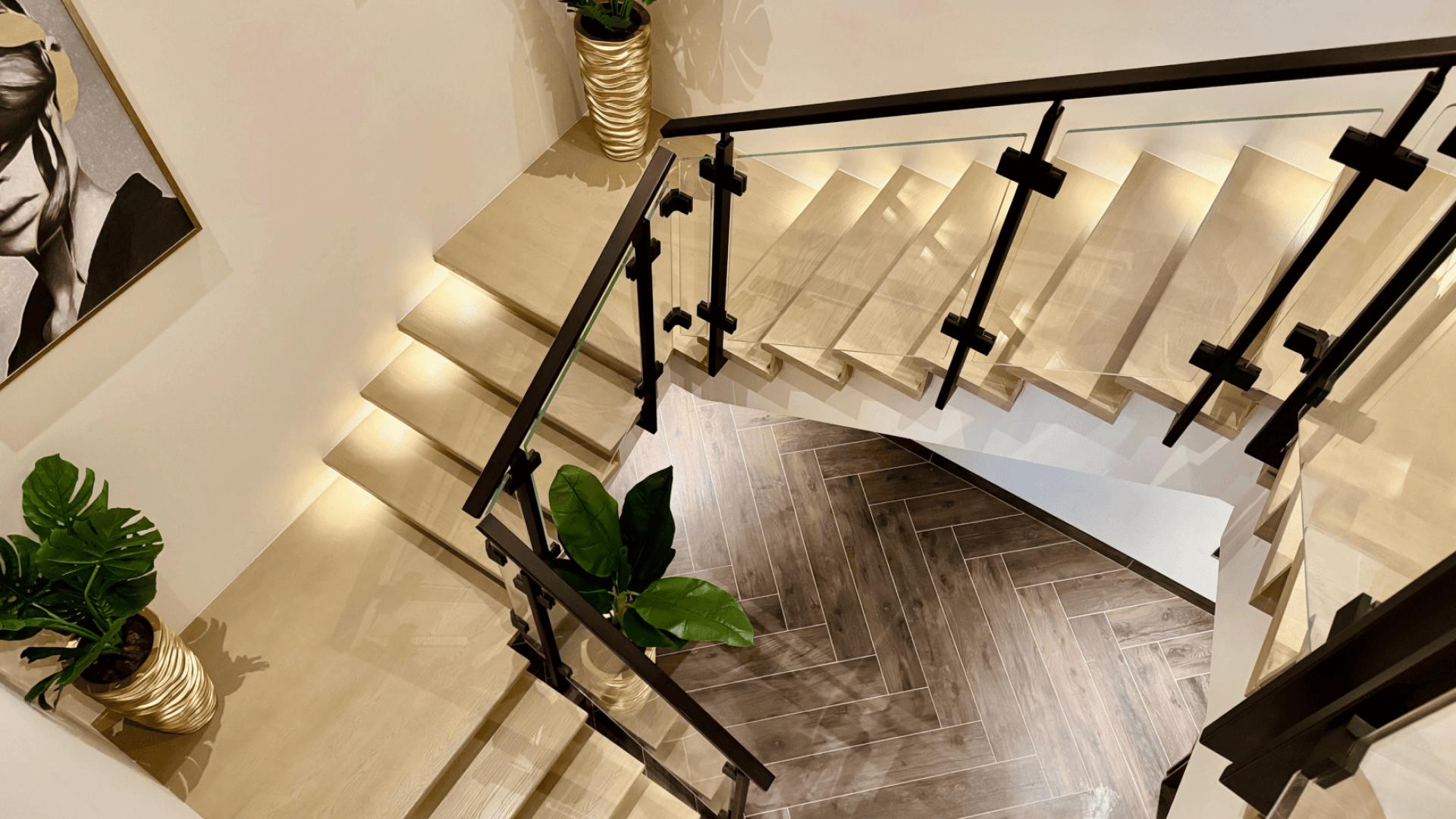 Luxurious rooftop pool with city skyline view at One Zaabeel Tower apartment